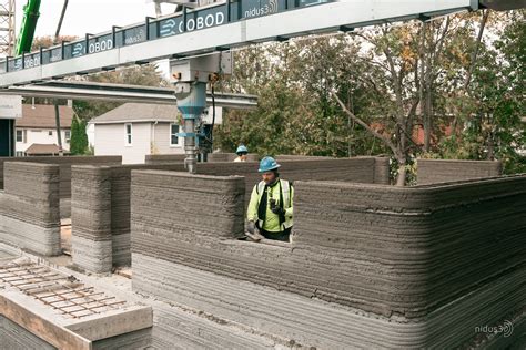 World leader in 3D construction printing .